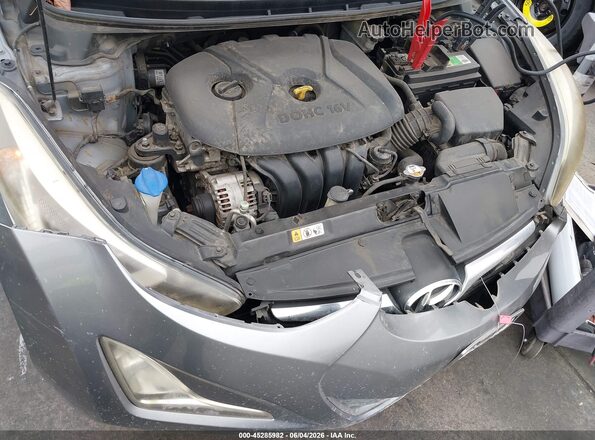 5NPDH4AE5GH658440 2016 HYUNDAI ELANTRA Silver Սարքավորումների վահանակի տեսք