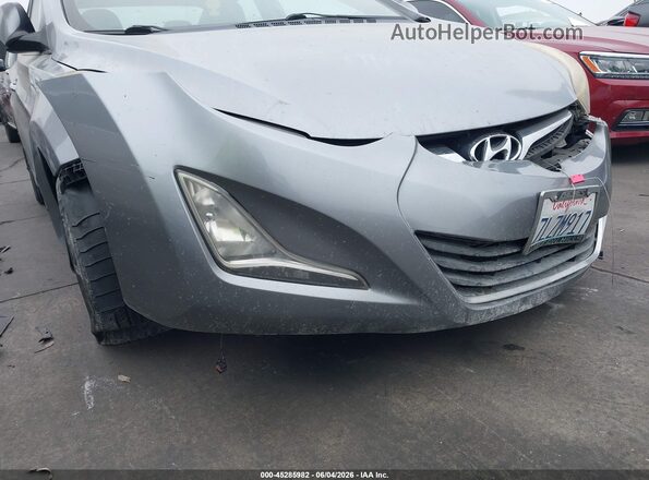5NPDH4AE5GH658440 2016 HYUNDAI ELANTRA Silver 