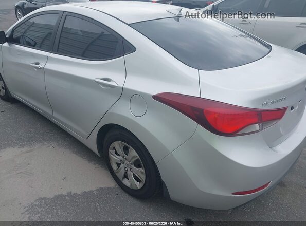5NPDH4AE5GH667025 2016 HYUNDAI ELANTRA Silver Tył lewy