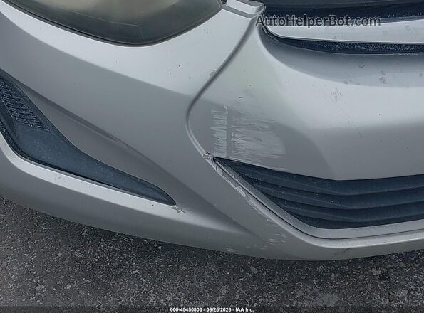 5NPDH4AE5GH667025 2016 HYUNDAI ELANTRA Silver Widok z przodu