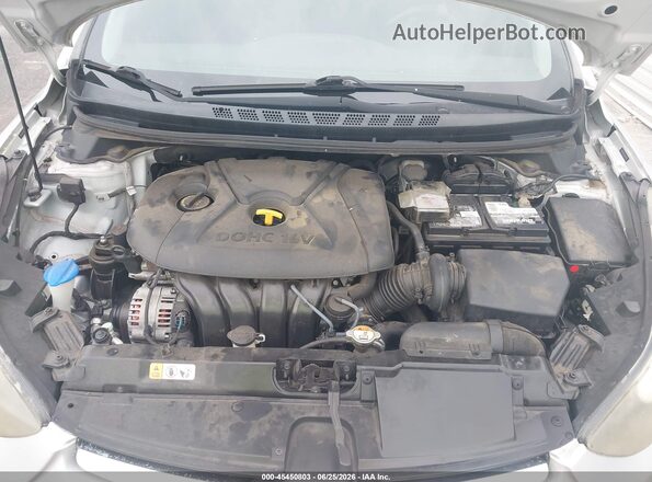 5NPDH4AE5GH667025 2016 HYUNDAI ELANTRA Silver Widok z tyłu
