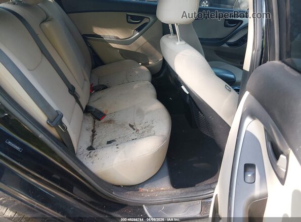 5NPDH4AE5GH669874 2016 HYUNDAI ELANTRA Black VIN sticker view