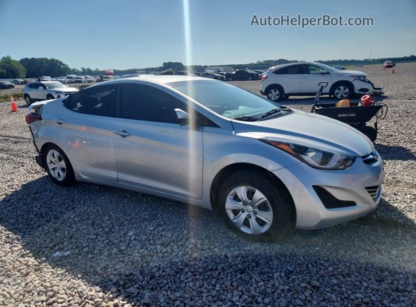 5NPDH4AE5GH682995 2016 HYUNDAI ELANTRA Silver Delantero derecho