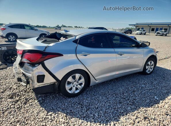 5NPDH4AE5GH682995 2016 HYUNDAI ELANTRA Silver Trasero derecho