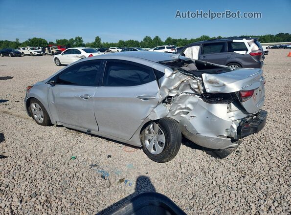 5NPDH4AE5GH682995 2016 HYUNDAI ELANTRA Silver Trasero izquierdo