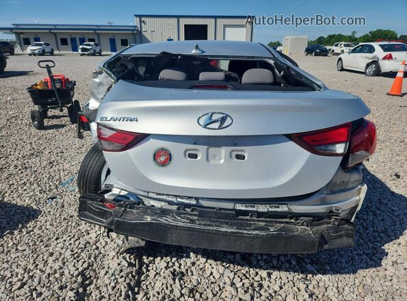 5NPDH4AE5GH682995 2016 HYUNDAI ELANTRA Silver Vista trasera