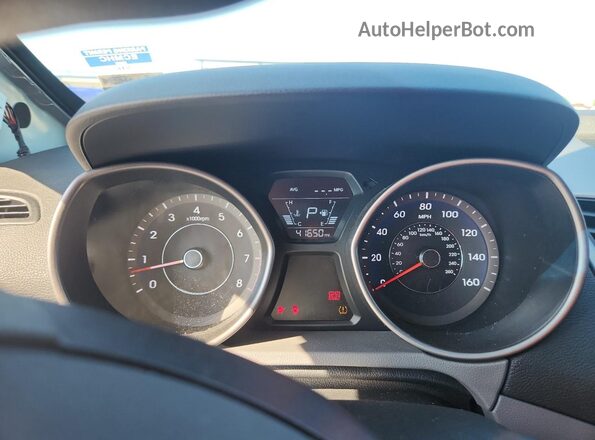 5NPDH4AE5GH682995 2016 HYUNDAI ELANTRA Silver Vista del cuadro de instrumentos