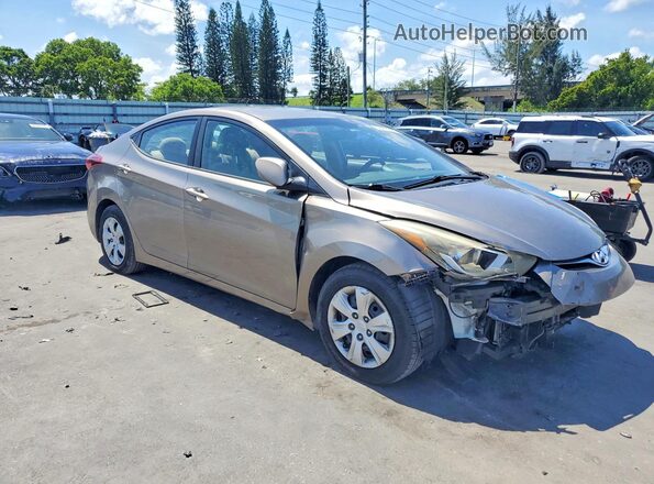 5NPDH4AE5GH696783 2016 HYUNDAI ELANTRA Tan 