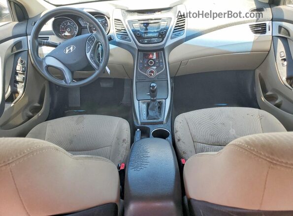 5NPDH4AE5GH696783 2016 HYUNDAI ELANTRA Tan 