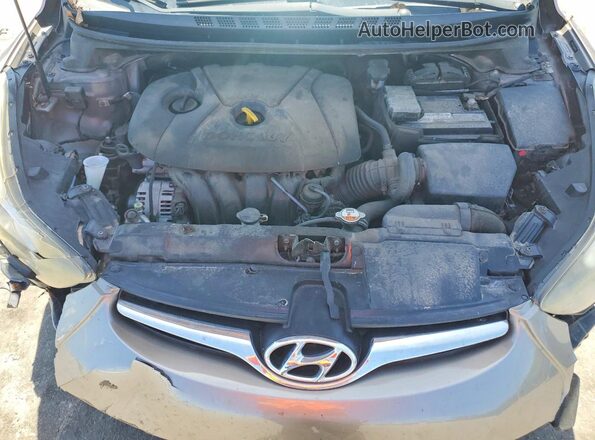 5NPDH4AE5GH696783 2016 HYUNDAI ELANTRA Tan 