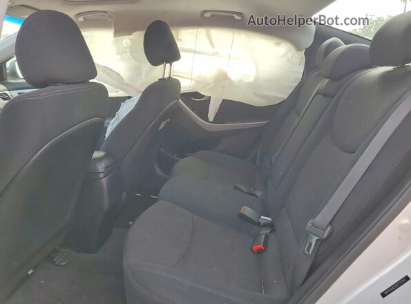 5NPDH4AE5GH727210 2016 HYUNDAI ELANTRA Silver Vista de los asientos traseros