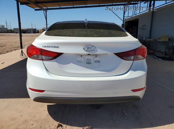 5NPDH4AE5GH743682 2016 HYUNDAI ELANTRA White 