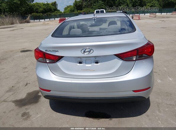 5NPDH4AE5GH771496 2016 HYUNDAI ELANTRA Silver 
