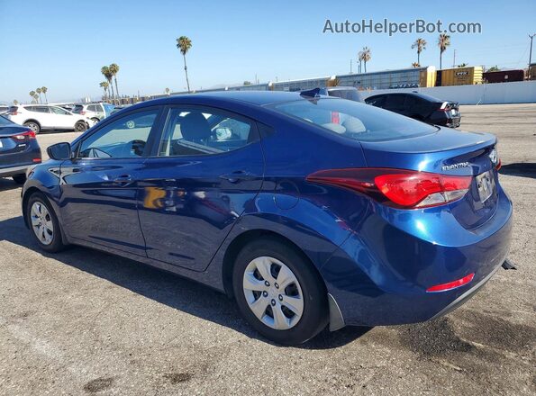 5NPDH4AE6GH667390 2016 HYUNDAI ELANTRA Blue 