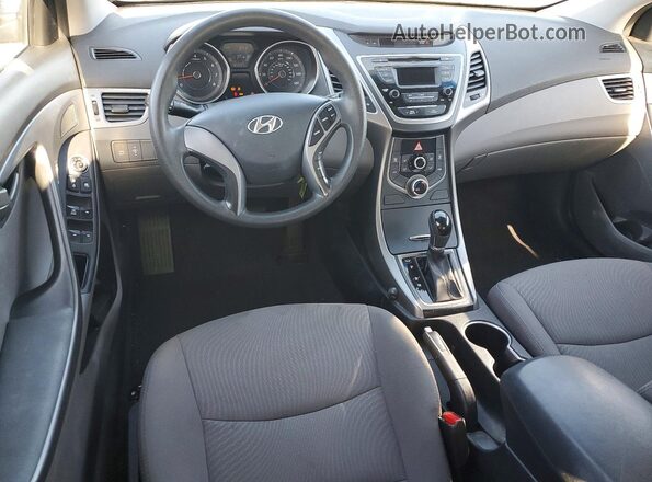 5NPDH4AE6GH667390 2016 HYUNDAI ELANTRA Blue 