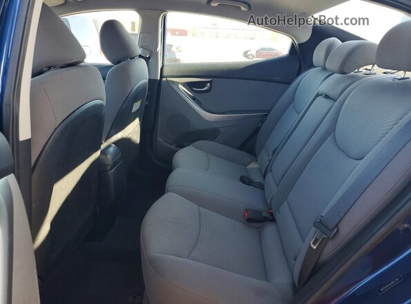 5NPDH4AE6GH667390 2016 HYUNDAI ELANTRA Blue 