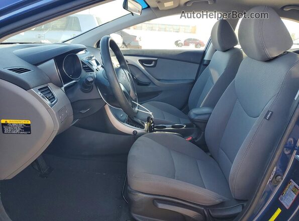 5NPDH4AE6GH667390 2016 HYUNDAI ELANTRA Blue 