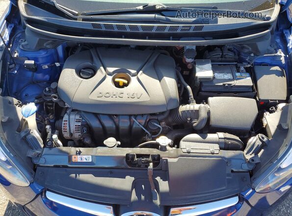 5NPDH4AE6GH667390 2016 HYUNDAI ELANTRA Blue 