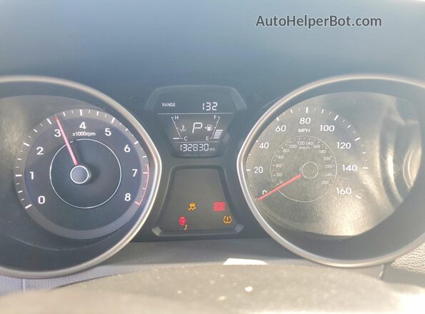 5NPDH4AE6GH676073 2016 HYUNDAI ELANTRA Silver Widok zestawu wskaźników