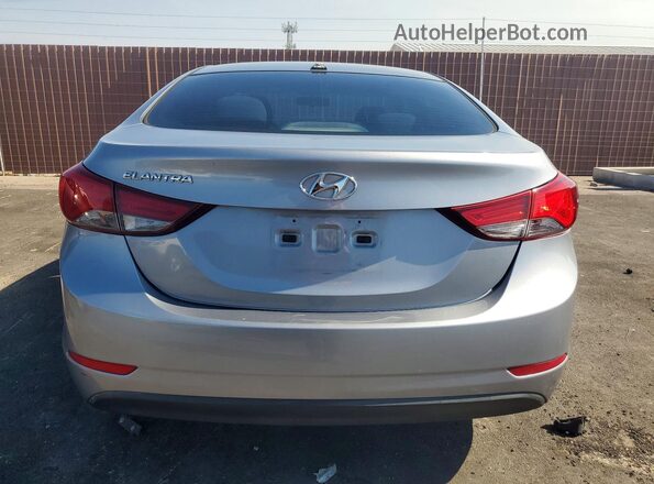 5NPDH4AE6GH676073 2016 HYUNDAI ELANTRA Silver Widok z tyłu