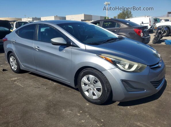5NPDH4AE6GH676073 2016 HYUNDAI ELANTRA Silver Przód prawy