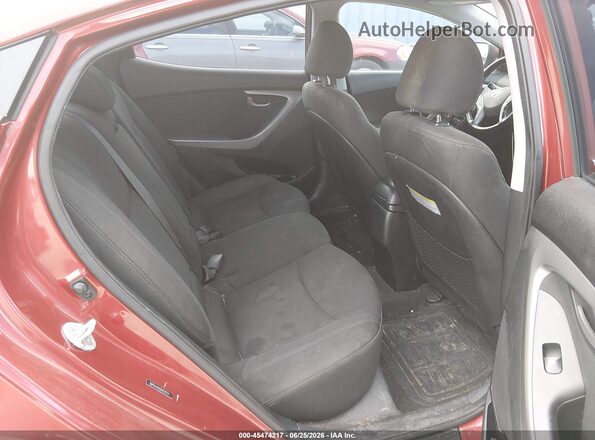 5NPDH4AE6GH678731 2016 HYUNDAI ELANTRA Бордовый Вид наклейки с VIN-кодом