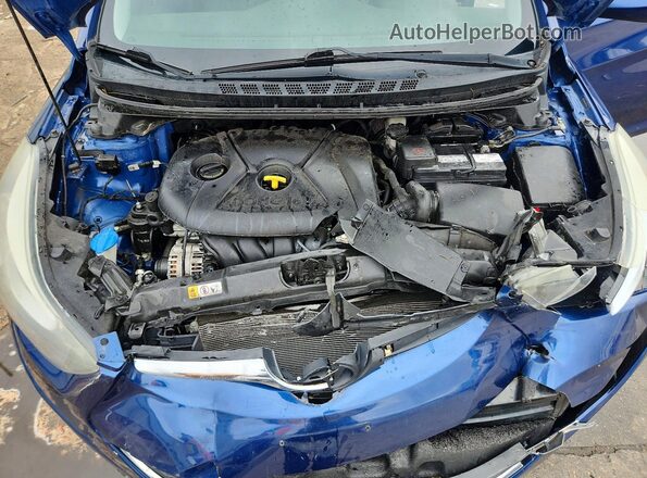 5NPDH4AE6GH679121 2016 HYUNDAI ELANTRA Blue Vista interior trasera