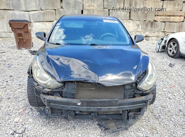 5NPDH4AE6GH683220 2016 HYUNDAI ELANTRA Black Вид спереду