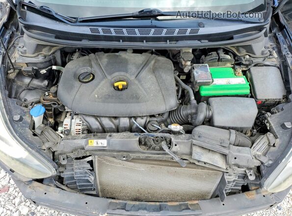 5NPDH4AE6GH683220 2016 HYUNDAI ELANTRA Black Вид задньої частини салону