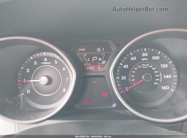 5NPDH4AE6GH688594 2016 HYUNDAI ELANTRA Black Vista de los asientos traseros
