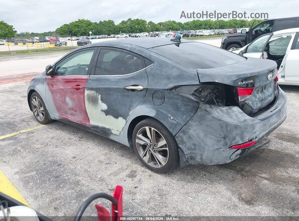 5NPDH4AE6GH688594 2016 HYUNDAI ELANTRA Black Trasero izquierdo