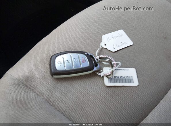 5NPDH4AE6GH712487 2016 HYUNDAI ELANTRA Blue Vista del salpicadero