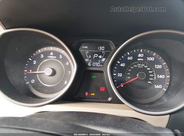 5NPDH4AE6GH712487 2016 HYUNDAI ELANTRA Blue Vista de los asientos traseros