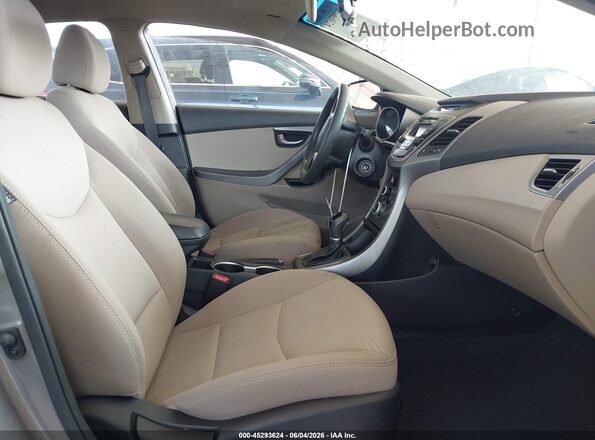 5NPDH4AE6GH721531 2016 HYUNDAI ELANTRA Gray 