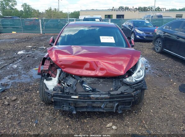 5NPDH4AE6GH732335 2016 HYUNDAI ELANTRA Red Սալոնի հետևի տեսք