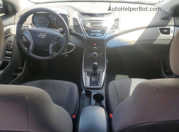 5NPDH4AE6GH735901 2016 HYUNDAI ELANTRA Silver წინა პანელის ხედი