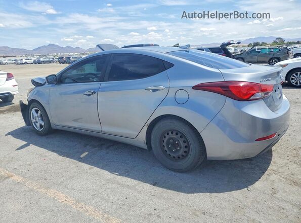5NPDH4AE6GH735901 2016 HYUNDAI ELANTRA Silver უკანა მარცხენა