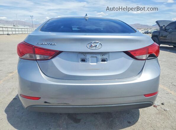 5NPDH4AE6GH735901 2016 HYUNDAI ELANTRA Silver უკანა ხედი