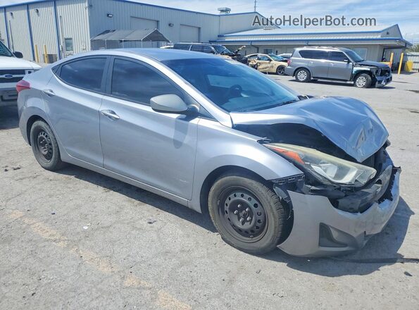 5NPDH4AE6GH735901 2016 HYUNDAI ELANTRA Silver წინა მარჯვენა