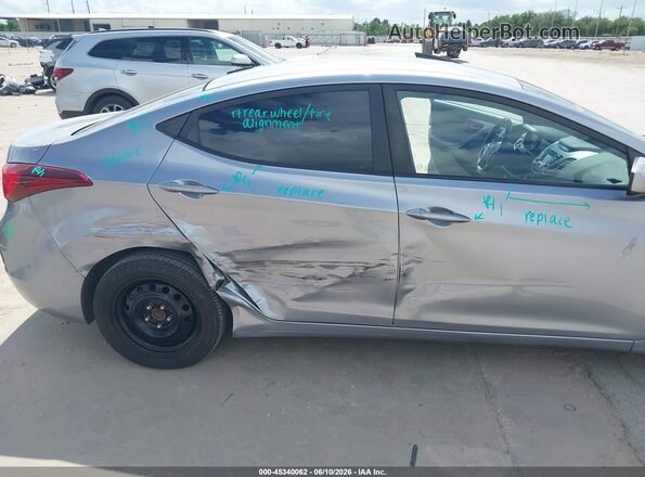 5NPDH4AE6GH746106 2016 HYUNDAI ELANTRA Silver წინა ხედი