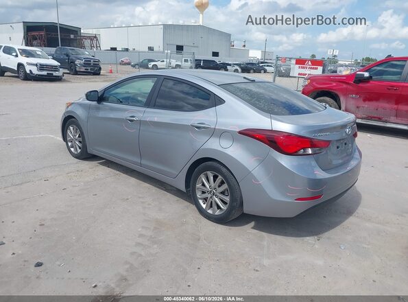 5NPDH4AE6GH746106 2016 HYUNDAI ELANTRA Silver უკანა მარცხენა