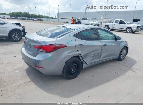 5NPDH4AE6GH746106 2016 HYUNDAI ELANTRA Silver უკანა მარჯვენა
