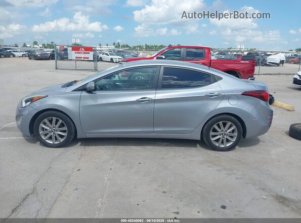 5NPDH4AE6GH746106 2016 HYUNDAI ELANTRA Silver 