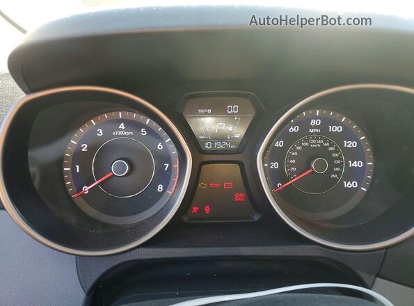 5NPDH4AE6GH746722 2016 HYUNDAI ELANTRA Silver Widok zestawu wskaźników