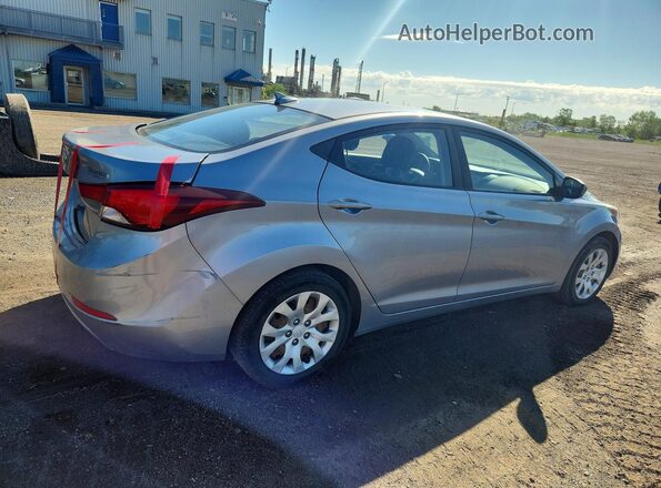 5NPDH4AE6GH747398 2016 HYUNDAI ELANTRA Silver Задня права чверть
