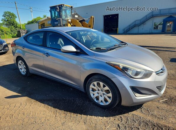 5NPDH4AE6GH747398 2016 HYUNDAI ELANTRA Silver Передня права чверть