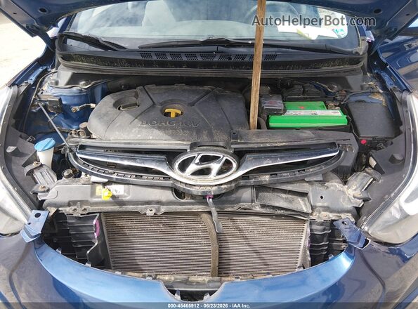 5NPDH4AE6GH758868 2016 HYUNDAI ELANTRA Blue უკანა ხედი