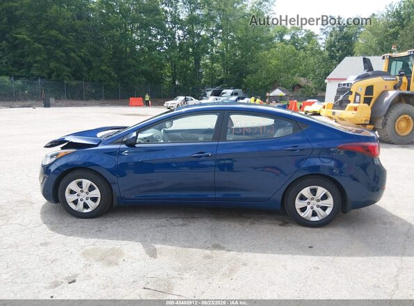 5NPDH4AE6GH758868 2016 HYUNDAI ELANTRA Blue სალონის 360-გრადუსიანი ხედი