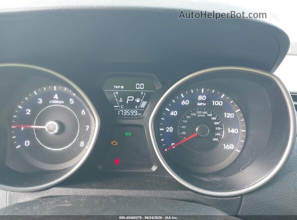 5NPDH4AE6GH784967 2016 HYUNDAI ELANTRA White უკანა სავარძლების ხედი
