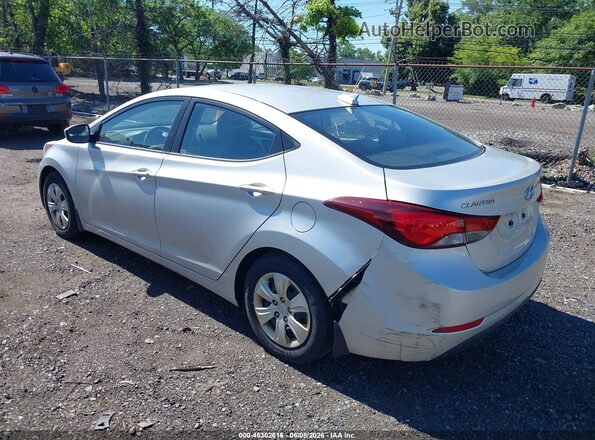 5NPDH4AE6GH797704 2016 HYUNDAI ELANTRA Серебряный 